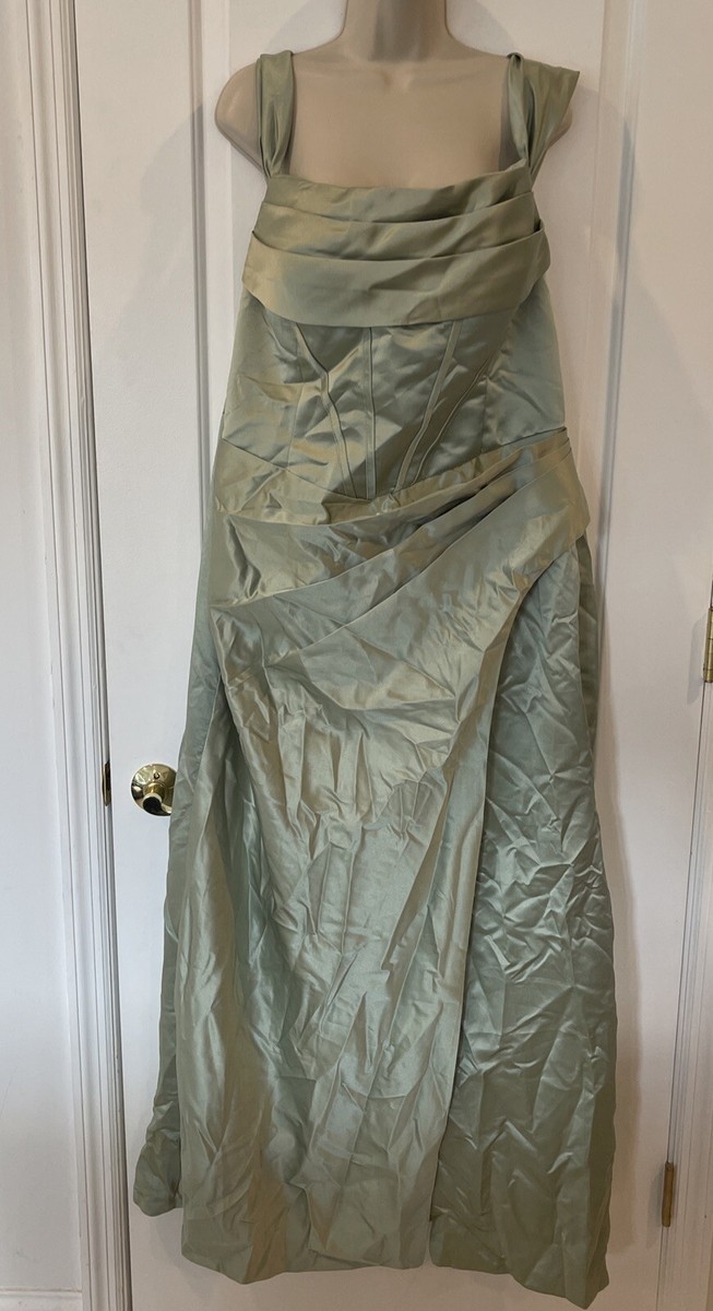 HY Wedding Dress 20 Sage Green Evening Dress Formal Gown Prom