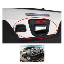 Mitsubishi Pickup L200 Triton 15 16 2017 Fits Rear Tail Gate Camera Cover Black