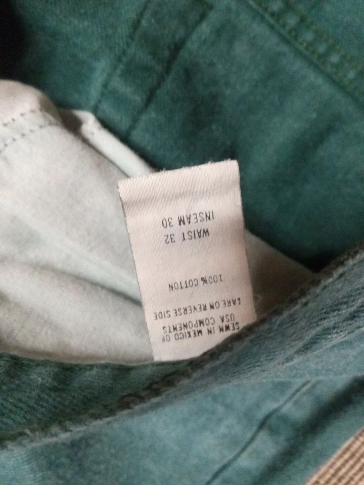 Pantalones de mezclilla para hombre John Henry verde 32-30  Foto 3 de 4