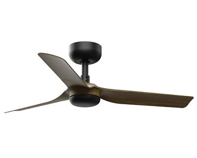 Ventilateur de plafond noir avec télécommande - Tak