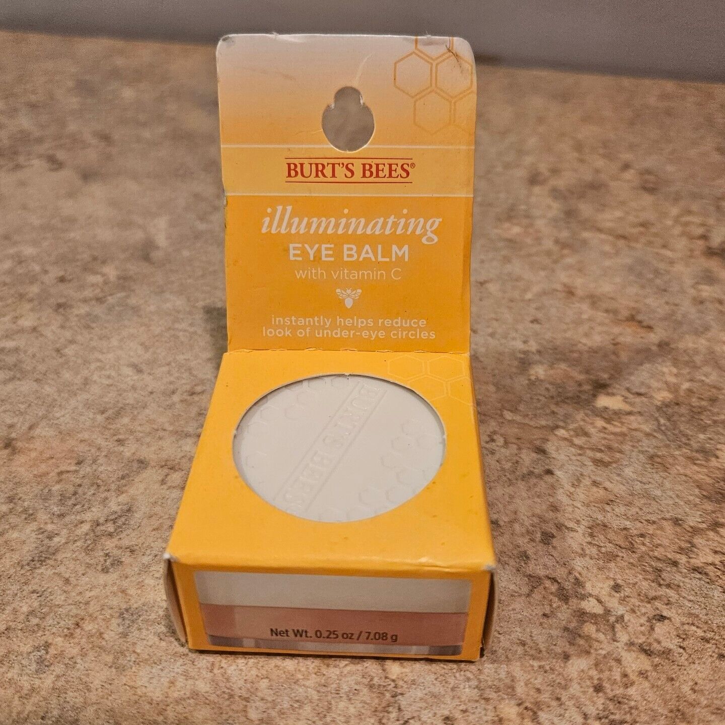 Burt's Bees Illuminating Eye Balm with Vitamin C, 100% Natural Origin, 0.25  Ounces