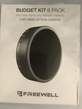 Budget Kit –E Series - 6Pack ND4, ND8, ND16, CPL, ND32/PL, ND64/PL Camera Lens,