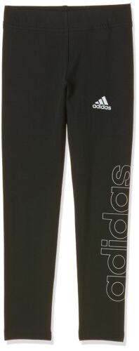 Sports Leggings Adidas Essentials  Black (Size: 13-14 Years) Clothing NUOVO - Picture 1 of 3