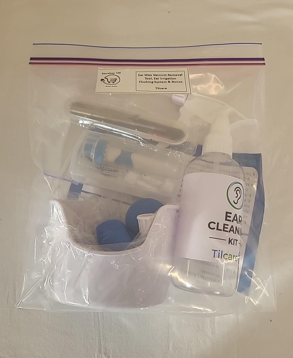 Ear Wax Vacuum Removal Tool, Ear Irrigation Flushing System & Bonus by
