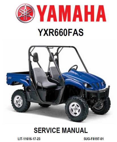 Yamaha Rhino 660 2007 - 2008 servicio reparación mantenimiento taller mecánico CD manual - Imagen 1 de 2