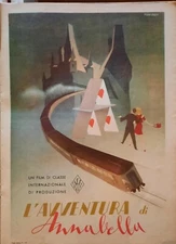 Original advertising L'AVVENTURA DI ANNABELLA man prev 1943 MENARDI 