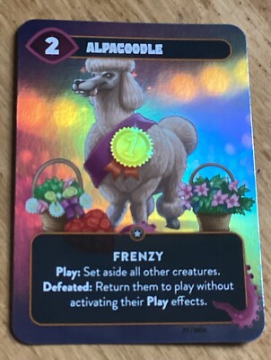 Mindbug - Alpacoodle FOIL - Nerdlab - GameBoy Geek 2024 Promo Card - Versandkostenfrei
