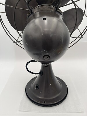4 Parts Vtg EMERSON Type 77646-AS Oscillating 3-Speed 12” 4 Blade