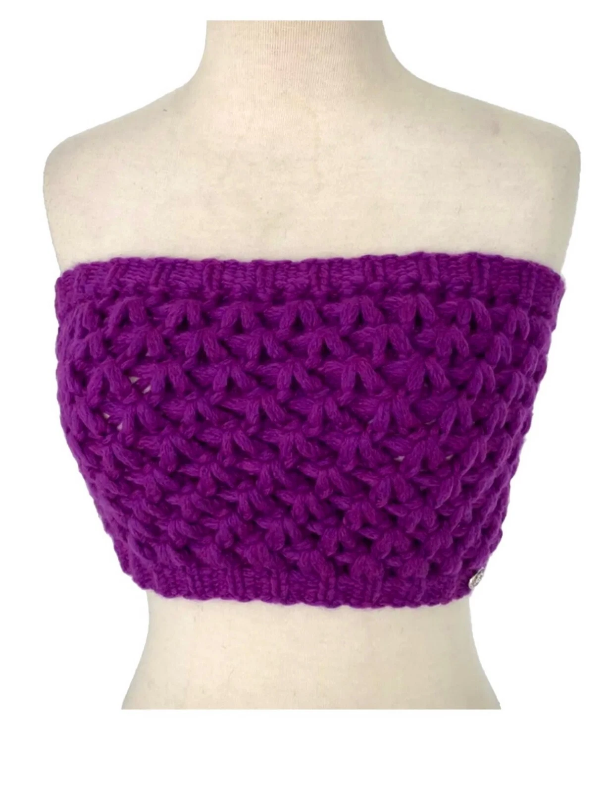 5K NUOVO Chanel 2022 Jennie Maglione Crop Top 34 36 38 2 4 6 Camicia Giacca S XS M L