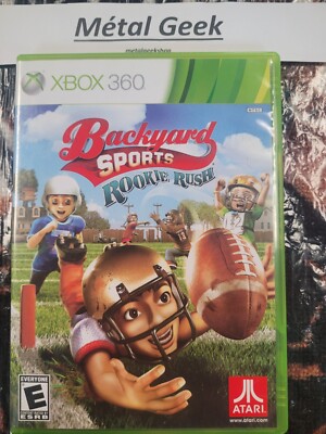 Backyard Sport Rookie Rush Xbox 360 CIB EN Tested Free Shipping in Canada !!
