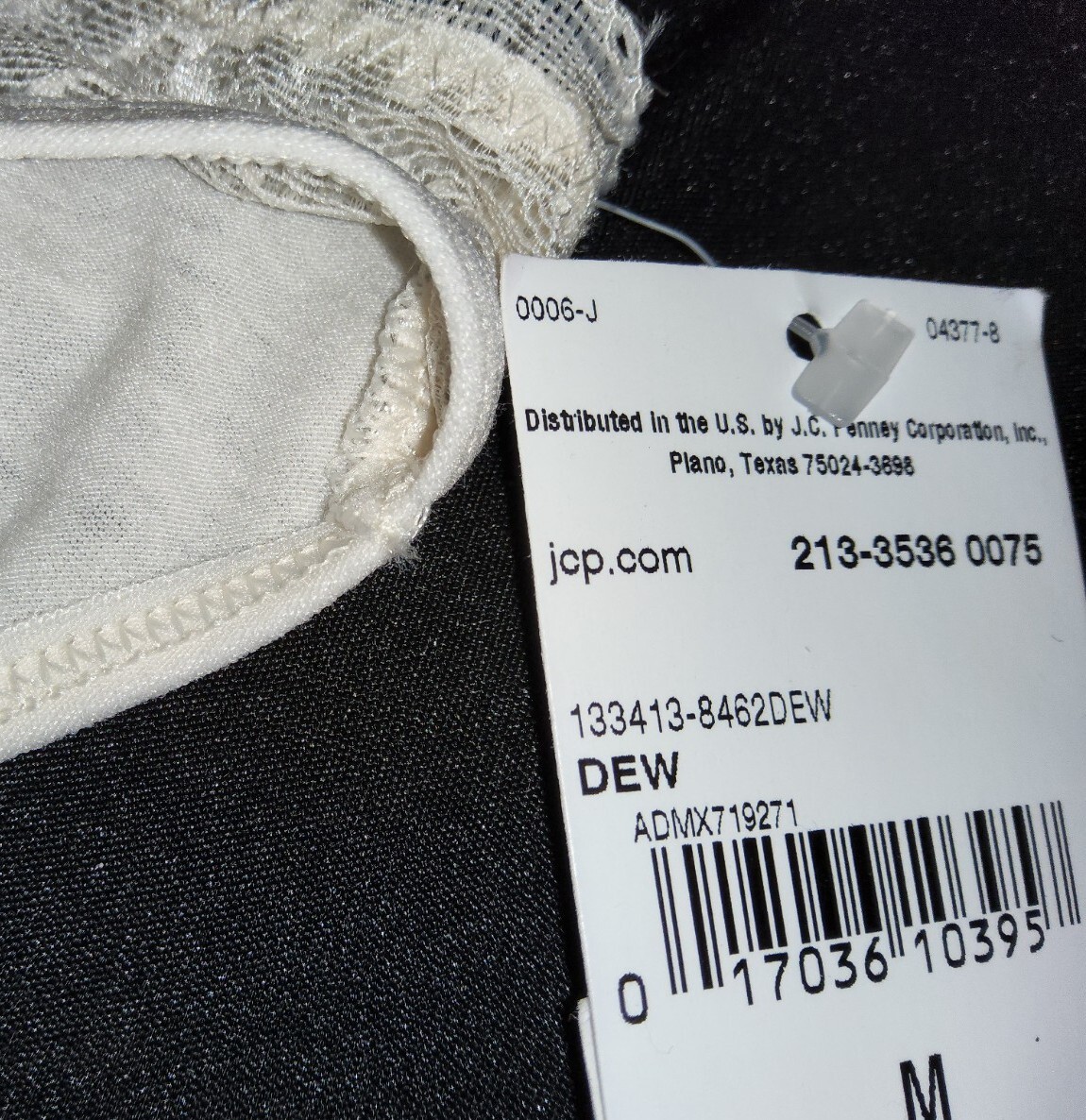 Vintage New JCPenney Bikini Panties w Lace Polyester Cotton Spandex Ivory M 36 eBay