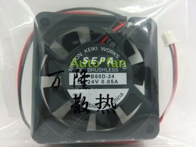 1pcs new for SEPA MFB60D-24 24V 0.06A axial flow 6CM/cm 2-wire   brushless   #D2