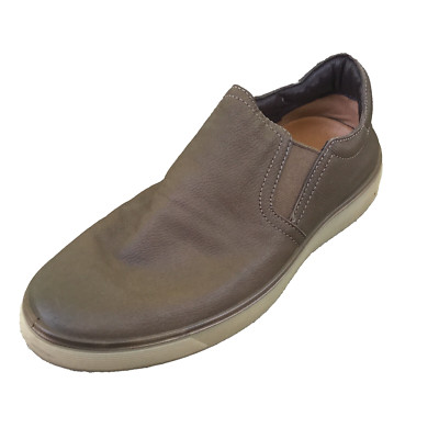 ECCO Street Tray Men Brown Retro Slip-on Sneakers Size US 7-7.5 EU 41