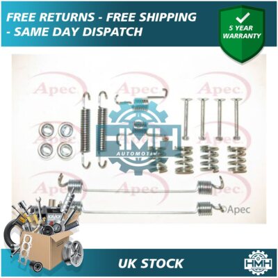 Fits Renault Clio Dacia Sandero Logan Brake Shoes Fitting Kit Rear Poppy
