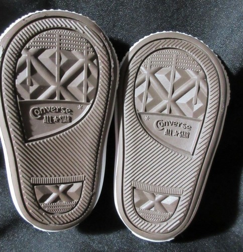 CONVERSE ALL STAR Baby Toddler Size 2 Blue Gray Canvas Shoes - Picture 7 of 9