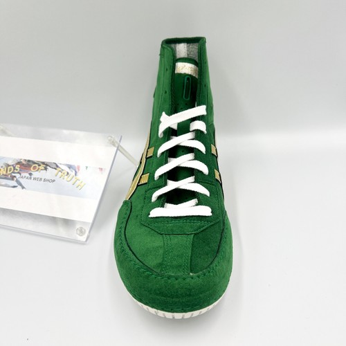 Zapatos de Lucha Asics 1083A001 EX-EO Pedido Especial Verde X Dorado Borde Negro Nuevos - Imagen 8 de 16