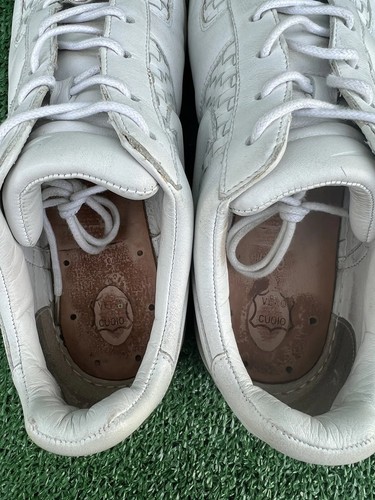 Nike Air Force 1 One Low Lux Sz 9 Made in Italy Rare 309238-111 Pre-Owned - Picture 11 of 12