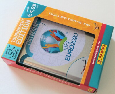 Panini EM UEFA EURO 2020 TOURNAMENT EDITION - POCKET TIN 5 Tüten Packets 