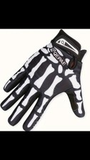 Gloves Dirtbike riding Qepae Unique Skull Pattern XL