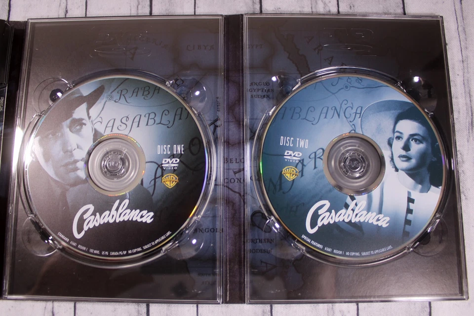 Casablanca (Two-Disc Special Edition, 2003) Humphrey Bogart Ingrid Bergman - Image 4 of 4