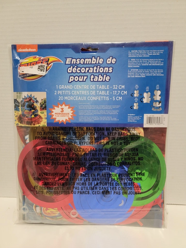 Nickelodeon Blaze And The Monster Machines Table Decorating Kit Party - Image 2 of 3