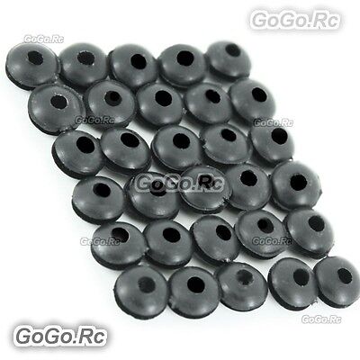 30 Pcs 450 Canopy Grommet Nuts for T-Rex 450 Helicopter White JHS1279W30