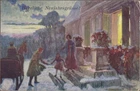 1 schöne alte Karte: Neujahr, gelaufen: 1920