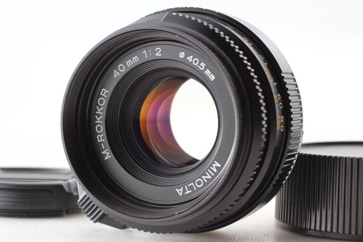 Minolta f/2 Camera Lenses 40mm Focal for sale | eBay