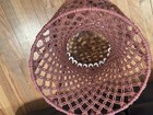 Vintage Boho Handwoven Macrame Hourglass End Table Brown with Beads (w/o top) — photo 5