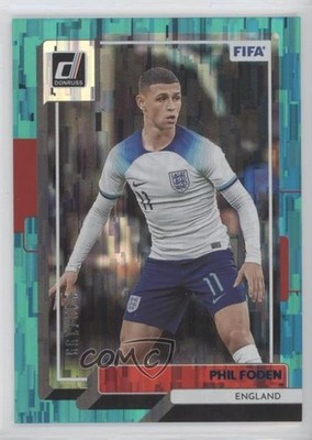 2022-23 Panini Donruss Teal 142/199 Phil Foden #30 10w9