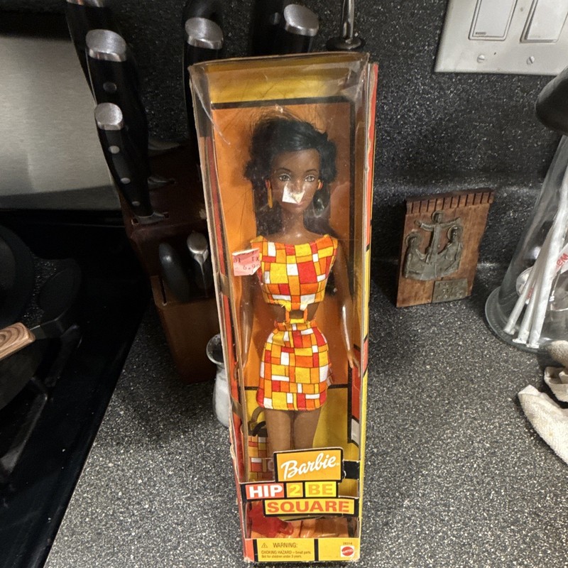 Mattel Barbie Hip 2 Be Square African American 11.5in Doll in Opened Box