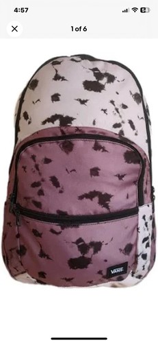 Vans Ranged 2 Pink Multi Print Laptop Backpack (VN0A7UFMBZN) NWT