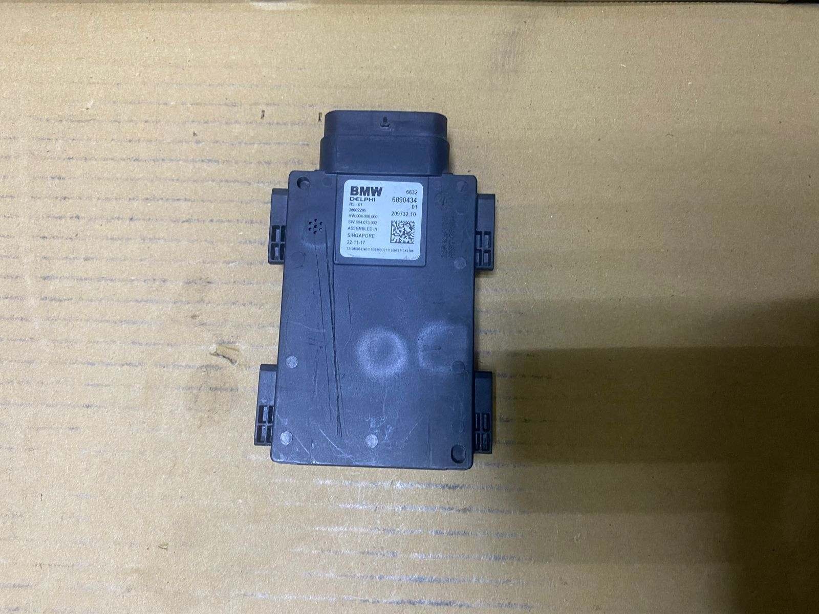 2018-2019 BMW X3 Blind Spot Radar Sensor 6890434 G01 G11 G12 G30 G31 F90 M5