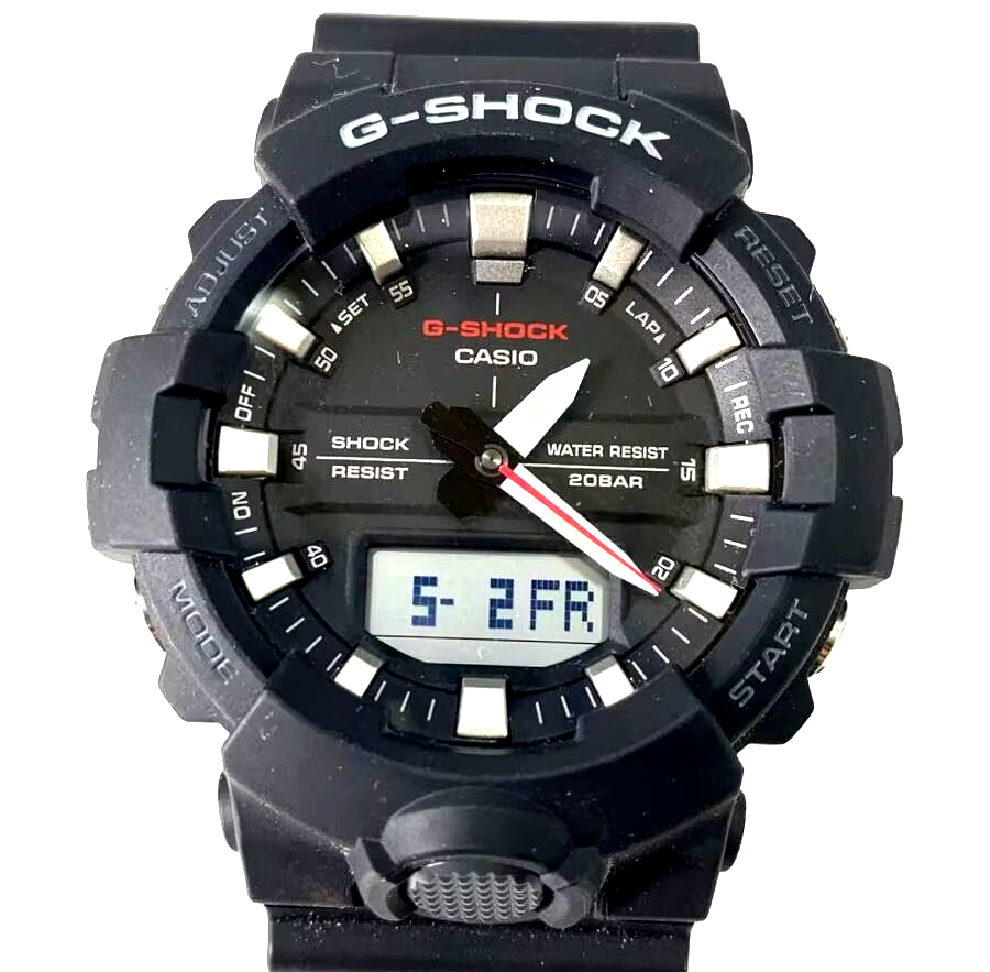 CASIO G-SHOCK GA-800-1AJF Big Case Dual Time Analog Digital GA-800
