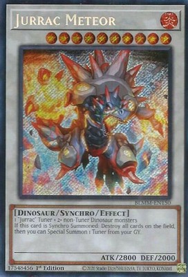 Yugioh! Jurrac Meteor - BLMM-EN150 - Secret Rare - 1st Edition Near Mint, Englis