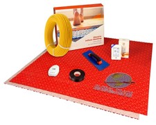 CosyFloor Electric Radiant Floor Heating Kit: Thermostat, Cable, Prova Membrane