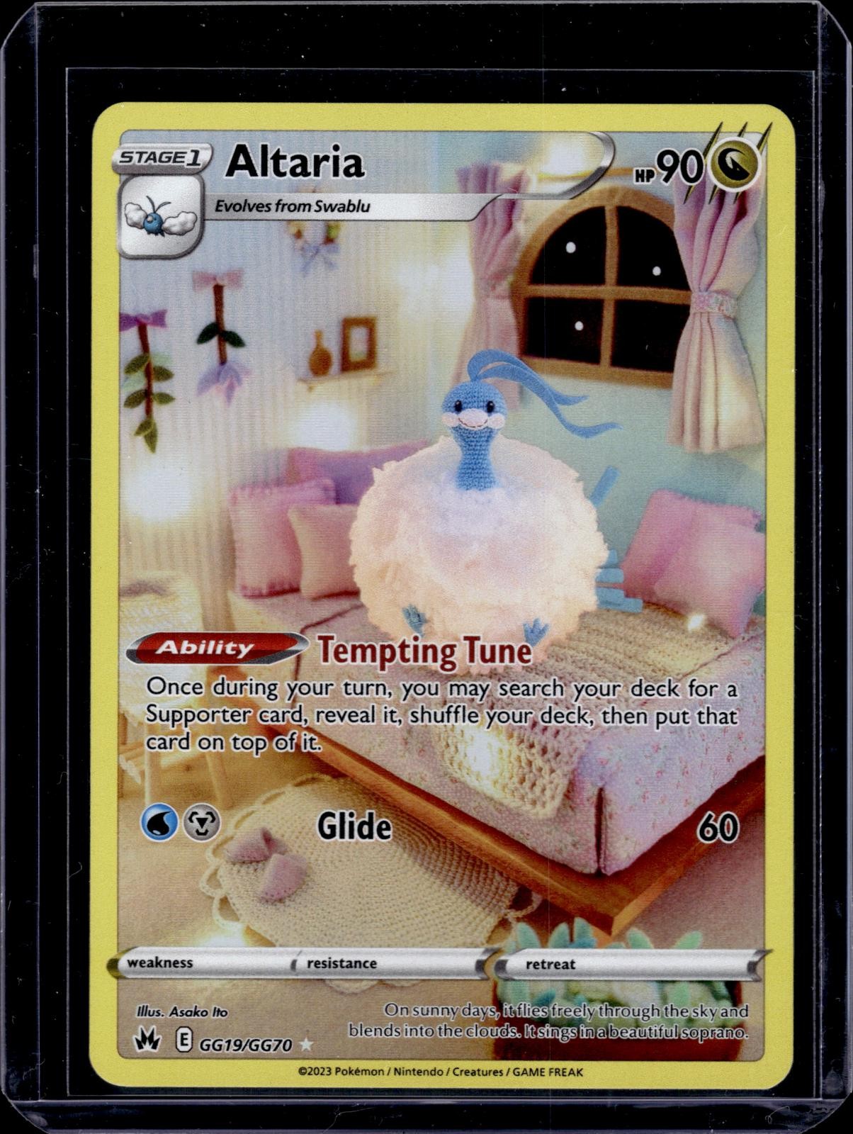 Altaria GG19/GG70 Holo Crown Zenith Galarian Gallery Pokemon NM