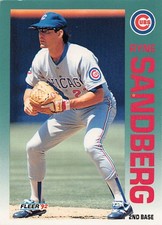 1992 Fleer Baseball Ryne Sandberg Chicago Cubs #389