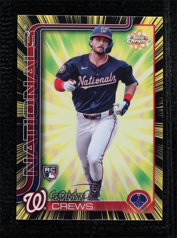 2025 Topps Chrome Radiating Rookies Dylan Crews #RR-8 16kt