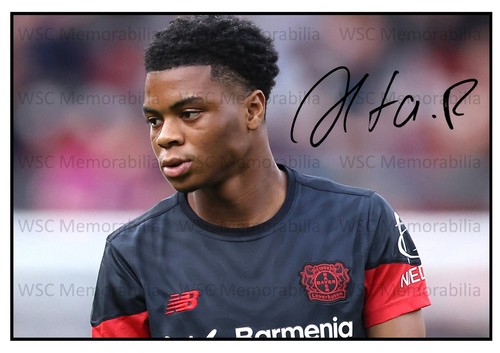 11641. Farid Alfa-Ruprecht Signed Pictures A4 Prints Manchester City Leverkusen