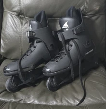 Rollerblade Lightning Black In-line Skates Men's Sz 9, Vintage 90’s, Gently Used