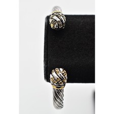 John Medeiros Canias Collection Cable Cuff Bangle Bracelet Twisted Wire Bin6