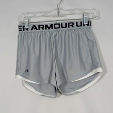 NWT Under Armour Women's Gray Play Up 2.0 Shorts Loose Fit Size XS