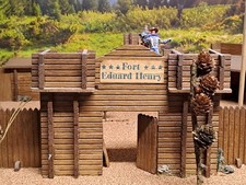 Wild West Fort Western Timpo S&uuml;dstaatler Nordstaatler Indianer 75 x 98 cm