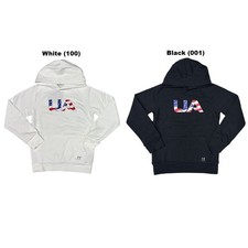 Under Armour Boys Rival Loose Fit Freedom Wordmark Fleece Hoodie, 6005419