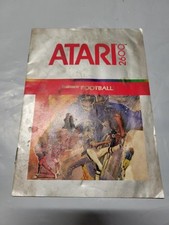 Atari 2600 Real sports Football Manual Instruction booklet MANUAL ONLY 1982