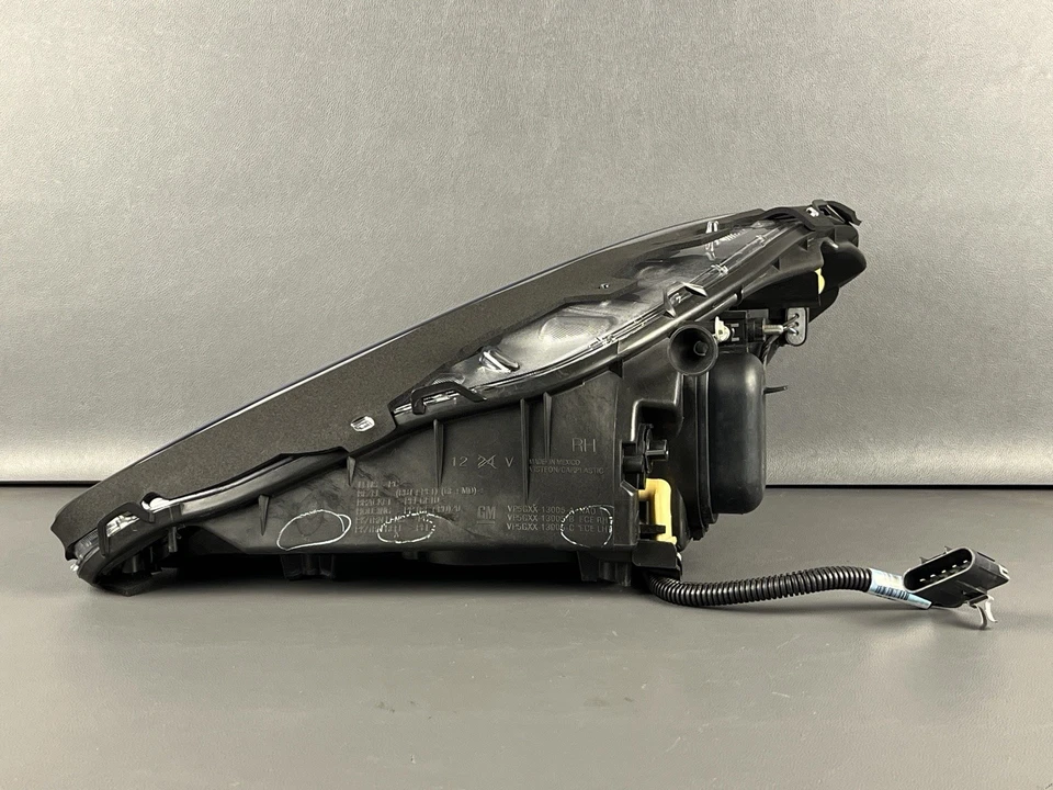 Juego de pares de faros de xenón negro izquierdo y derecho Chevrolet Corvette C6 2005-2013 OEM Foto 4 de 4