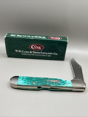 2005 CASE XX 61549L SS Copperlock Jade Bone Pocket Knife | Arrow
