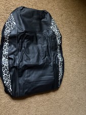 Faux Leather Leopard Print Seat Covers Set Of 2 Universal Fit