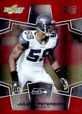2008 Score Select Red Zone #281 Julian Peterson Seahawks 22/30